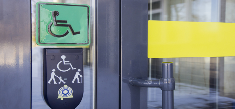 automatic handicap door opener in Acton